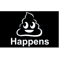 Sticker Shit happens